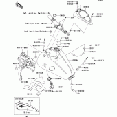 Схема вузла: Паливний бак для Kawasaki VN1600 VN1600 Classic