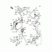 Схема узла: Радиатор для Kawasaki ZX400 ZXR400R