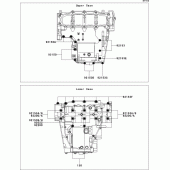 Схема узла: Болты картера двигателя для Kawasaki ZX636 Ninja ZX-6R