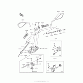 Схема узла: Руль & Пульт управления рулевой для Kawasaki BR250 Z250SL ABS