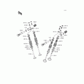 Схема вузла: Клапан(и) для Kawasaki KLE500