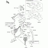 Схема узла: Радиатор для Kawasaki ZX1000 Ninja ZX-10R