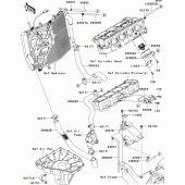 Схема узла: Water pipe для Kawasaki ZX600 Ninja ZX-6RR