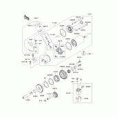 Схема вузла: Starter motor для Kawasaki ZX1200 Ninja ZX-12R