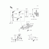 Схема вузла: Замок запалювання для Kawasaki KLE650 Versys 650