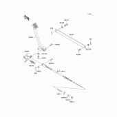 Схема вузла: Лапка гальма для Kawasaki VN250 Eliminator 250V