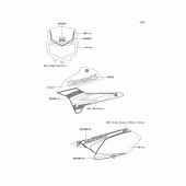 Схема вузла: Decals(green)(t9f) для Kawasaki KLX250 KLX250S