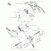 Схема вузла: Поворотники для Kawasaki ZX636 Ninja ZX-6R
