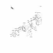 Схема вузла: Chain cover для Kawasaki VN2000 VN2000 Classic