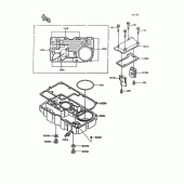Схема вузла: Масляний піддон для Kawasaki ZG1000 Concours