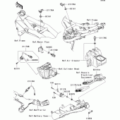 Схема вузла: Fuel injection для Kawasaki ZR1000 Z1000