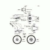 Схема вузла: Decals(Green) для Kawasaki ZX1000 Ninja ZX-10R
