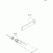 Схема вузла: Owner`s tools для Kawasaki KX500