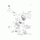 Схема узла: Воздушный фильтр для Kawasaki VN2000 VN2000 Classic