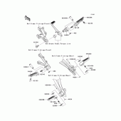 Схема вузла: Підніжки для Kawasaki ZX600 Ninja ZX-6R