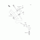 Схема вузла: Ignition system для Kawasaki KX250/ KX252 KX250