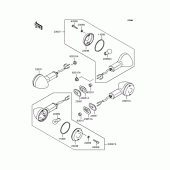 Схема вузла: Поворотники для Kawasaki ZR400 ZRX-II