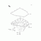 Схема вузла: Oil pan для Kawasaki ZX636 Ninja ZX-6R