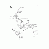 Схема узла: Рама для Kawasaki KL250 KLR250