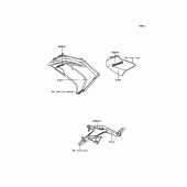 Схема вузла: Decals(Green) для Kawasaki EX650 ER-6F