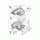 Схема узла: Картер двигателя для Kawasaki ZX1000 Ninja 1000 ABS