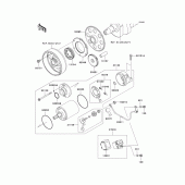 Схема вузла: Starter motor для Kawasaki ZR750 Z750