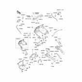 Схема вузла: Cowling(1/2) для Kawasaki ZG1000 Concours