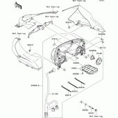 Схема вузла: Headlight(s) для Kawasaki ZX1000 Ninja ZX-10R