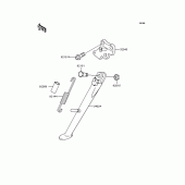 Схема вузла: Підставка для Kawasaki ZX636 Ninja ZX-6R