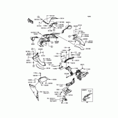 Схема вузла: Cowling(Upper) для Kawasaki ZX1400 Ninja ZX-14R ABS