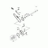 Схема узла: Масляный насос для Kawasaki VN900 Vulcan 900 Custom