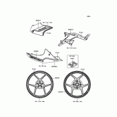 Схема вузла: Decals(Green) для Kawasaki ER650 ER-6N