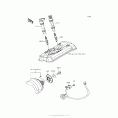 Схема вузла: Ignition System для Kawasaki ER650 Z650