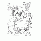 Схема вузла: Радіатор (1/2) для Kawasaki ZG1000 Concours