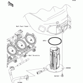 Схема узла: Fuel pump для Kawasaki ZX1000 Ninja ZX-10R