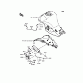 Схема вузла: Fuel Evaporative System для Kawasaki ZX1000 Ninja ZX-10RR