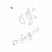 Схема узла: Водяной насос для Kawasaki KL250 KLR250