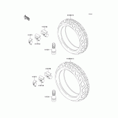 Схема узла: Шины для Kawasaki ZX1100 Ninja ZX-11