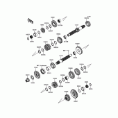 Схема узла: Трансмиссия для Kawasaki EX300 Ninja 300