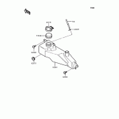 Схема вузла: Oil tank для Kawasaki KMX80 KSR-II