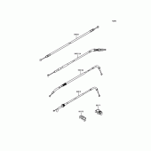 Схема вузла: Троси для Kawasaki ZR800 Z800 ABS