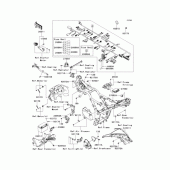 Схема вузла: Електроустаткування для Kawasaki EX250 Ninja 250