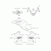 Схема вузла: Decals(silver)(c3) для Kawasaki ZX1200 ZZR1200