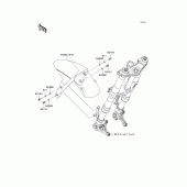 Схема вузла: Переднє крило для Kawasaki ZX1000 Z1000SX