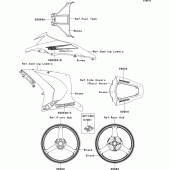 Схема вузла: Decals(green)(jbf) для Kawasaki ZX1000 Ninja ZX-10R