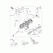 Схема вузла: Throttle для Kawasaki ZR800 Z800