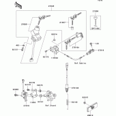 Схема вузла: Замок запалювання для Kawasaki ZX600 Ninja ZX-6RR