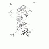 Схема вузла: Meter(s) для Kawasaki KL650 KLR650