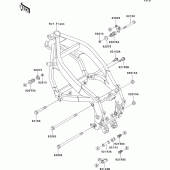 Схема узла: Frame fitting для Kawasaki ZX600 ZZ-R600
