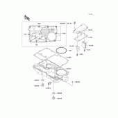 Схема вузла: Масляний піддон для Kawasaki ZG1000 Concours